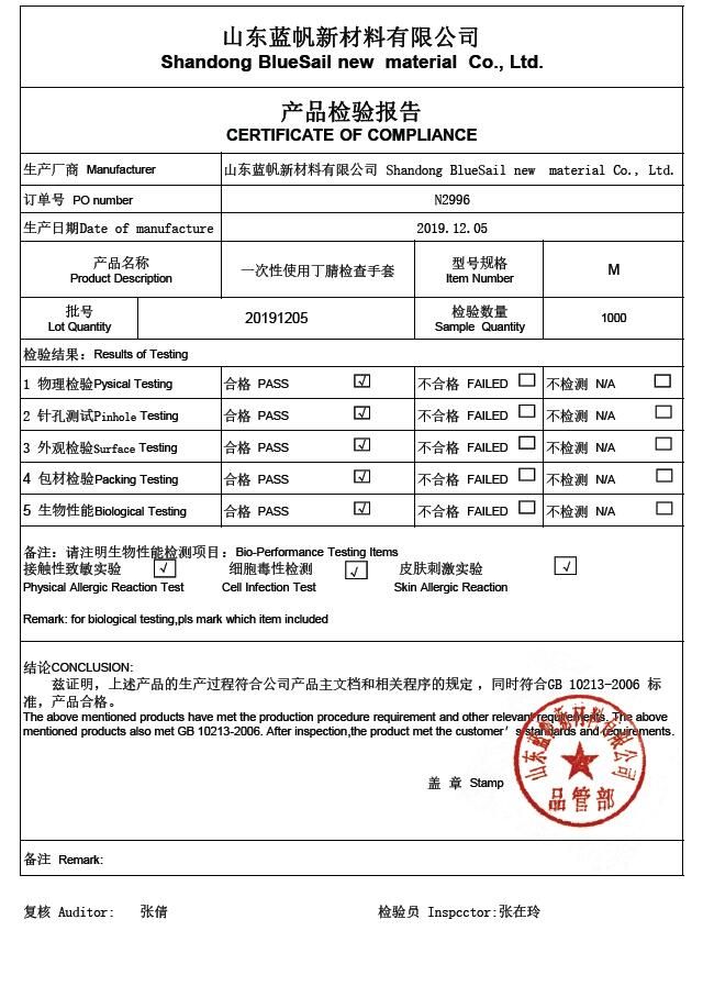 Disposable Nitrile Examination Gloves