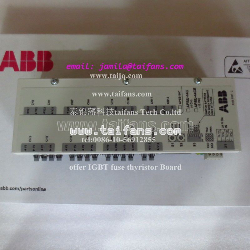 original new ABB ACS800 Fiber distribution unit module APBU-44C APBU-44CE